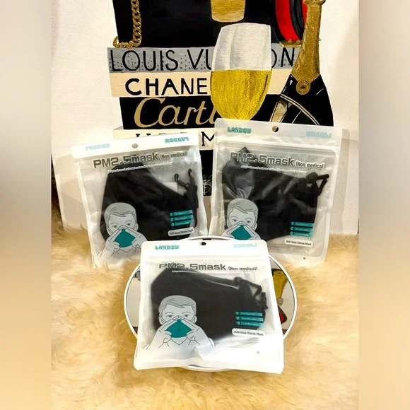 NIP Non Medical Dust proof Anti-haze Breathable Comfortable Mask 3 pieces - Picture 1 of 11